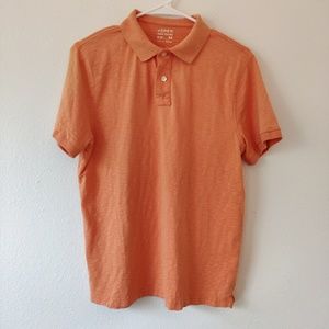 J. Crew Men's Knit Orange Polo